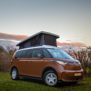 Outbase ID Buzz Campervan sepia Outbase ID Buzz Campervan in historische Porschekleur Sepia